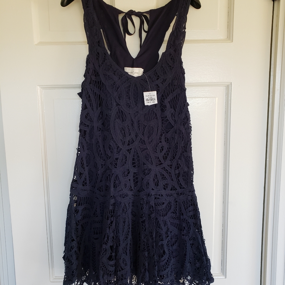Sleeveless lace dress by A&F